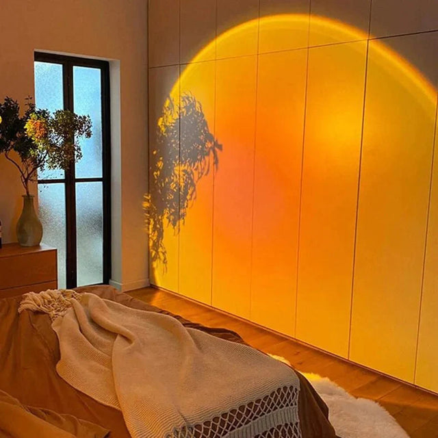SolAura 15-Colour Sunset Projector Lamp for Relaxing Ambience