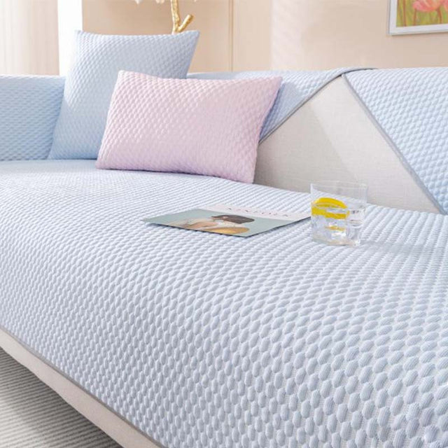 Multifunctional Cooling Waterproof Furniture Protector Sectional Couch Cover with Ice Silk Fabric