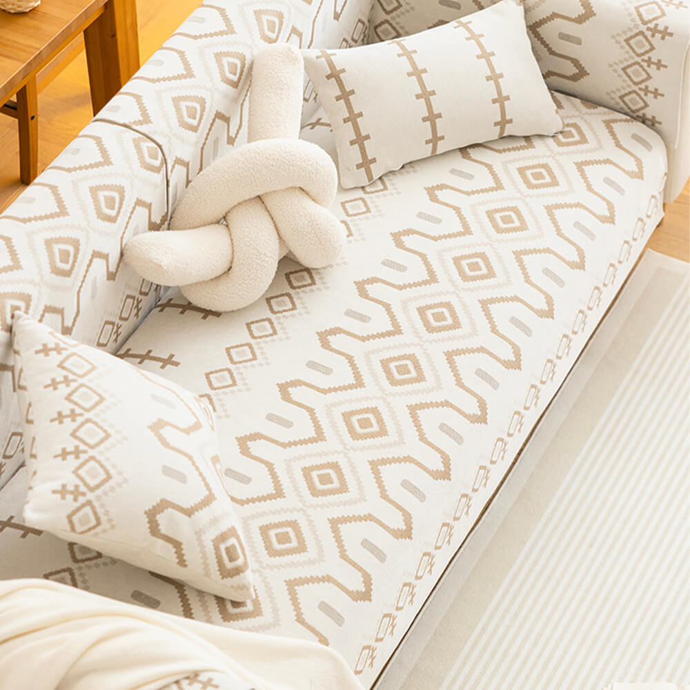 Chenille Fabric Breathable Wear-Resistant Sofa Cover Deco