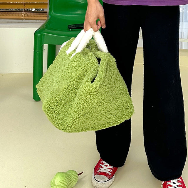 Adorable Monster Storage Basket Stylish Durable Portable Lambswool