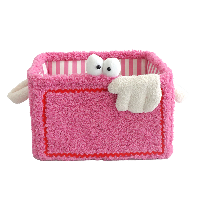 Adorable Monster Storage Basket Stylish Durable Portable Lambswool