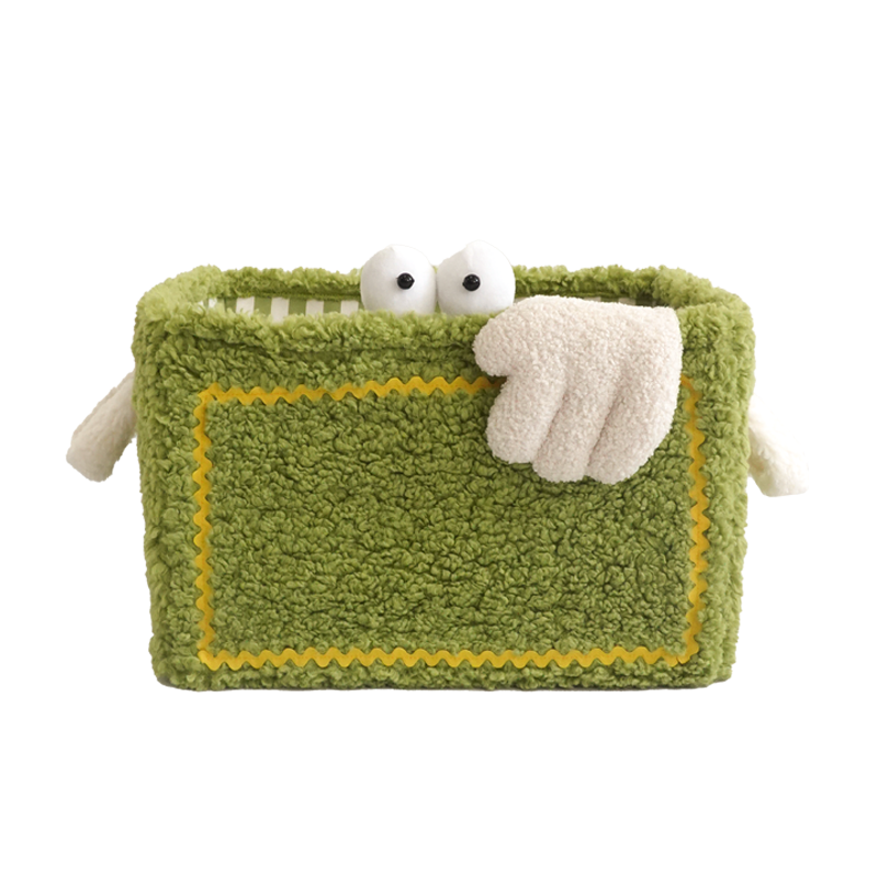 Adorable Monster Storage Basket Stylish Durable Portable Lambswool