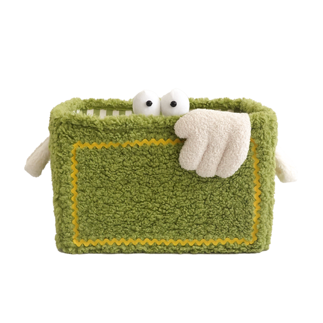 Adorable Monster Storage Basket Stylish Durable Portable Lambswool