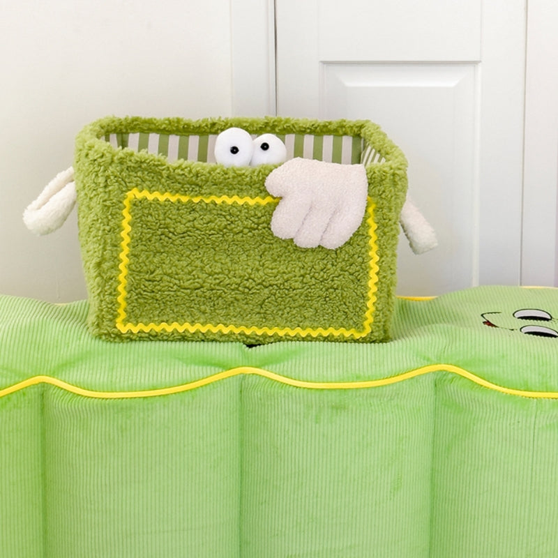 Adorable Monster Storage Basket Stylish Durable Portable Lambswool