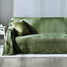 Cozy Home Velvet Couch Cover Pineapple Pattern Plush Fabric