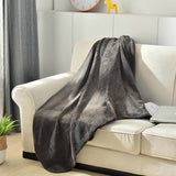 Cozy Home Velvet Couch Cover Pineapple Pattern Plush Fabric