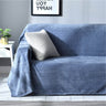 Cozy Home Velvet Couch Cover Pineapple Pattern Plush Fabric