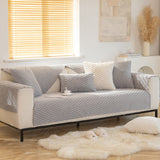 Honeycomb Plush Thickened Non-slip Couch Cover for Pets