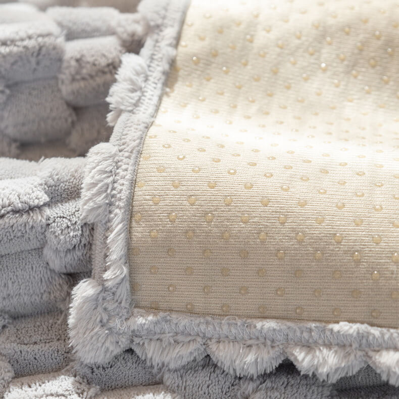 Honeycomb Plush Thickened Non-slip Couch Cover for Pets