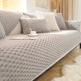 Honeycomb Plush Thickened Non-slip Couch Cover for Pets