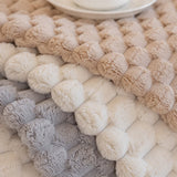 Honeycomb Plush Thickened Non-slip Couch Cover for Pets