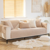 Honeycomb Plush Thickened Non-slip Couch Cover for Pets