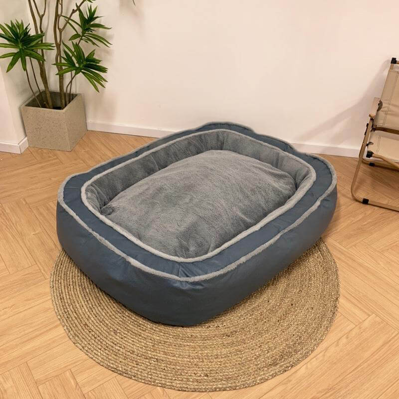 Large Deep-Sleep Orthopedic Dog Bed Plush Polyester Comfort