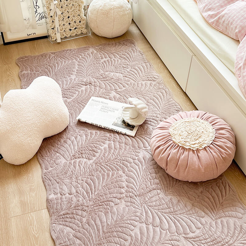 Leaf Cotton Mat Anti-scratch Protective Couch Cover 70x210
