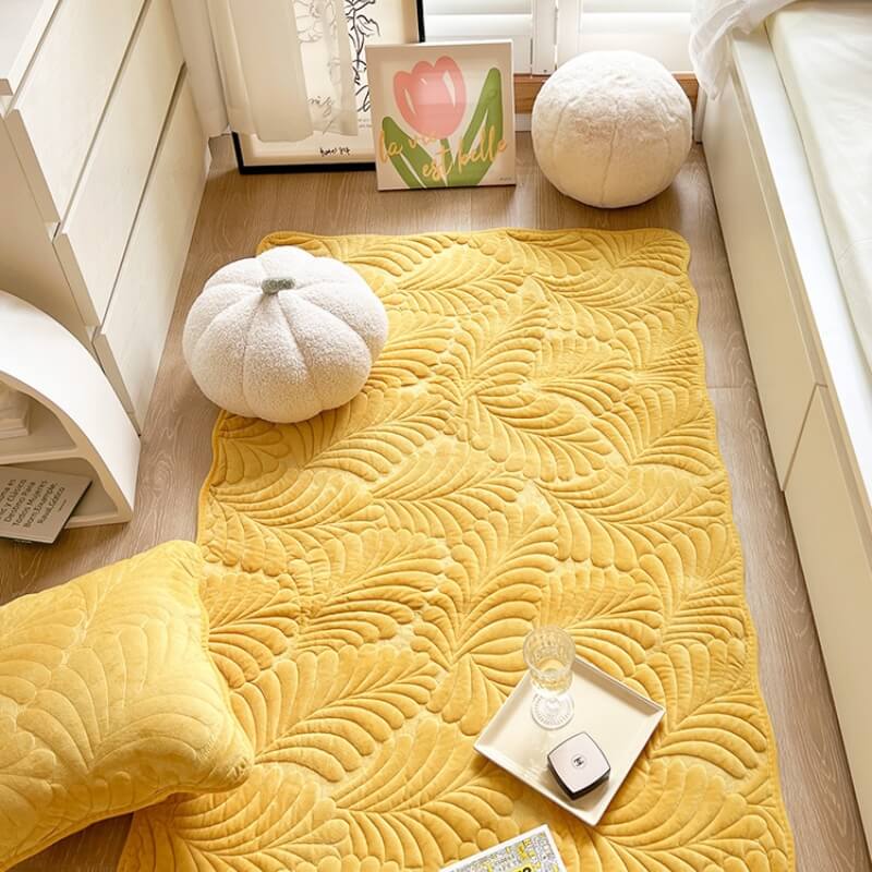Leaf Cotton Mat Anti-scratch Protective Couch Cover 70x210