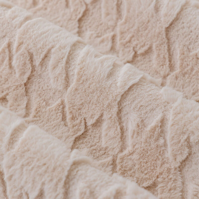 Light Luxury Plush Houndstooth Irregular Couch Cover