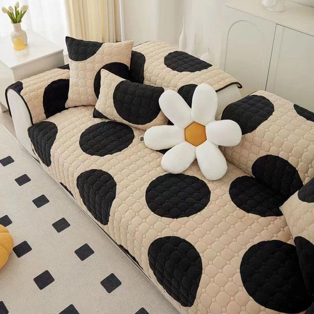 Milk Velvet Sofa Cover Non-slip Protection for Furniture