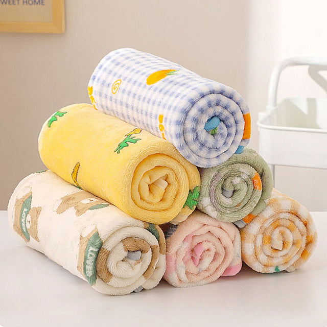 Cozy Flannel Pet Blanket Soft Colorful Multipurpose Use