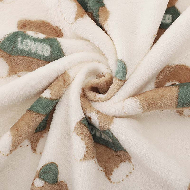 Cozy Flannel Pet Blanket Soft Colorful Multipurpose Use