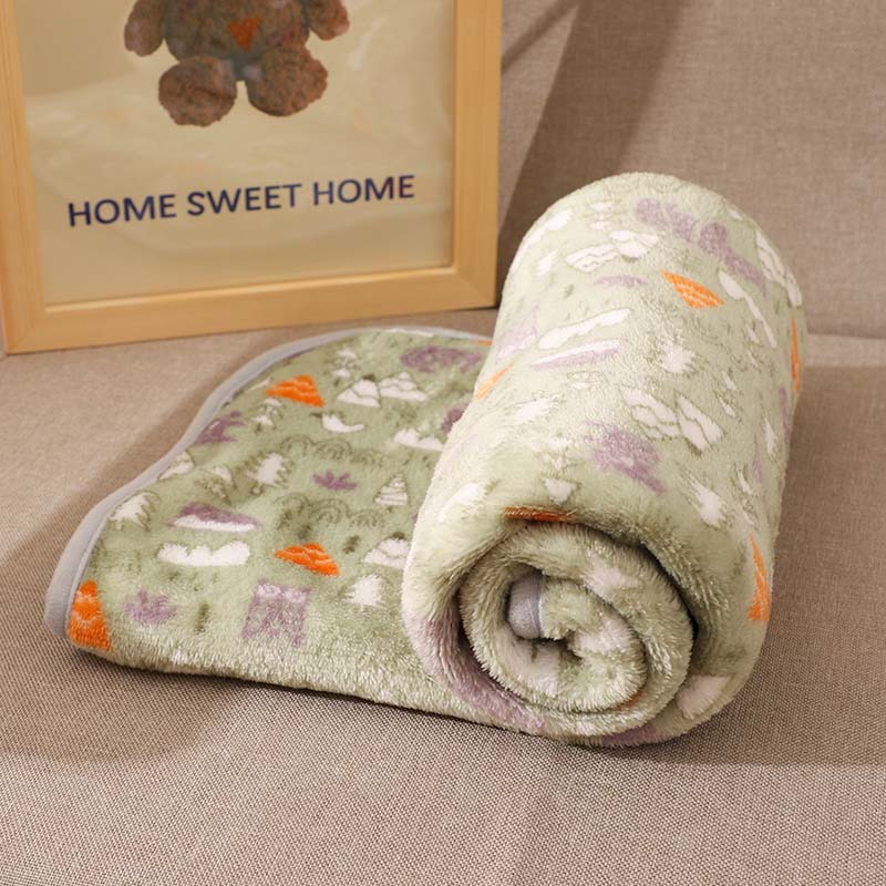 Cozy Flannel Pet Blanket Soft Colorful Multipurpose Use