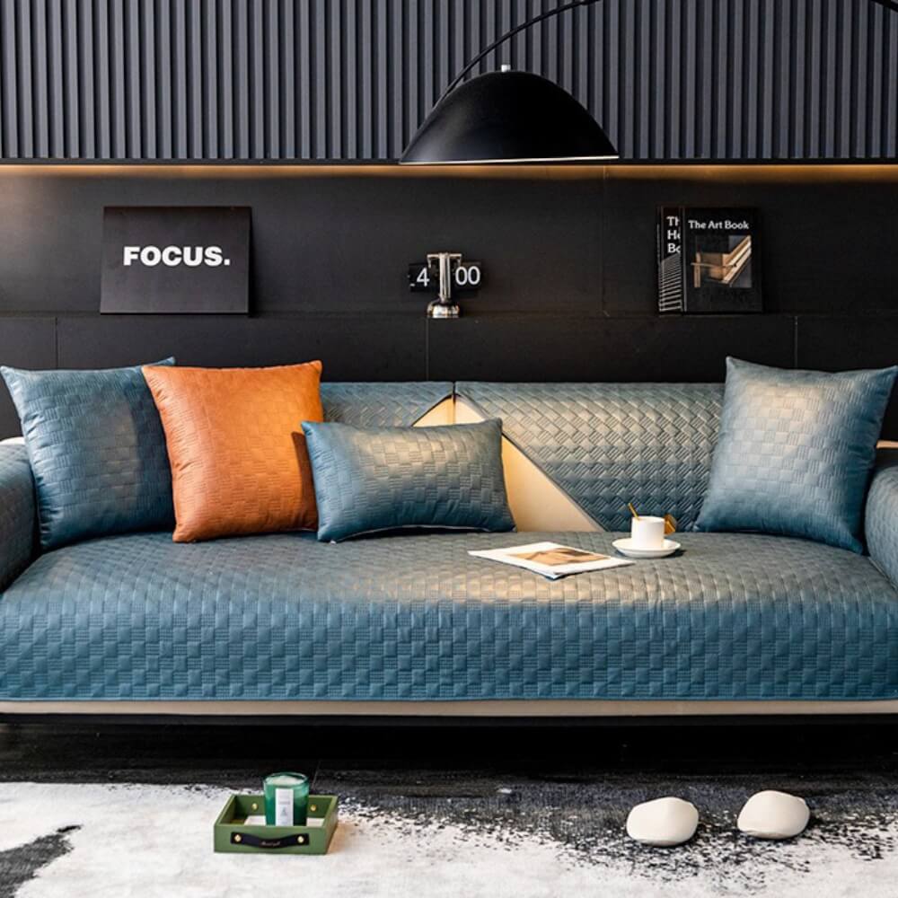 Waterproof Leathaire Fabric Sofa Cover for Furniture Protection