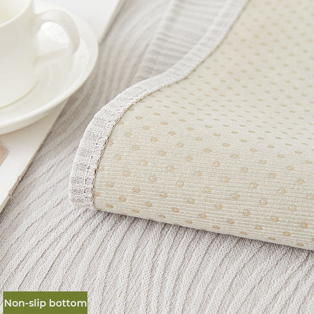 Wood Grain Texture Soft Chenille Anti-scratch Couch Cover