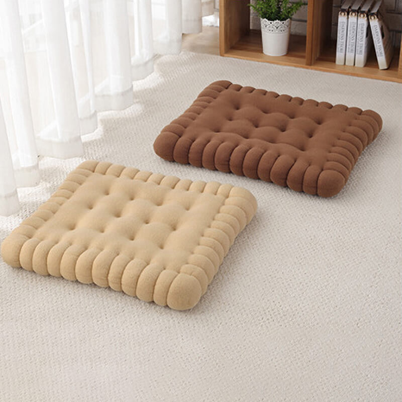 Whimsical Biscuit Dog Bed Cozy Soft Durable Quick Dry