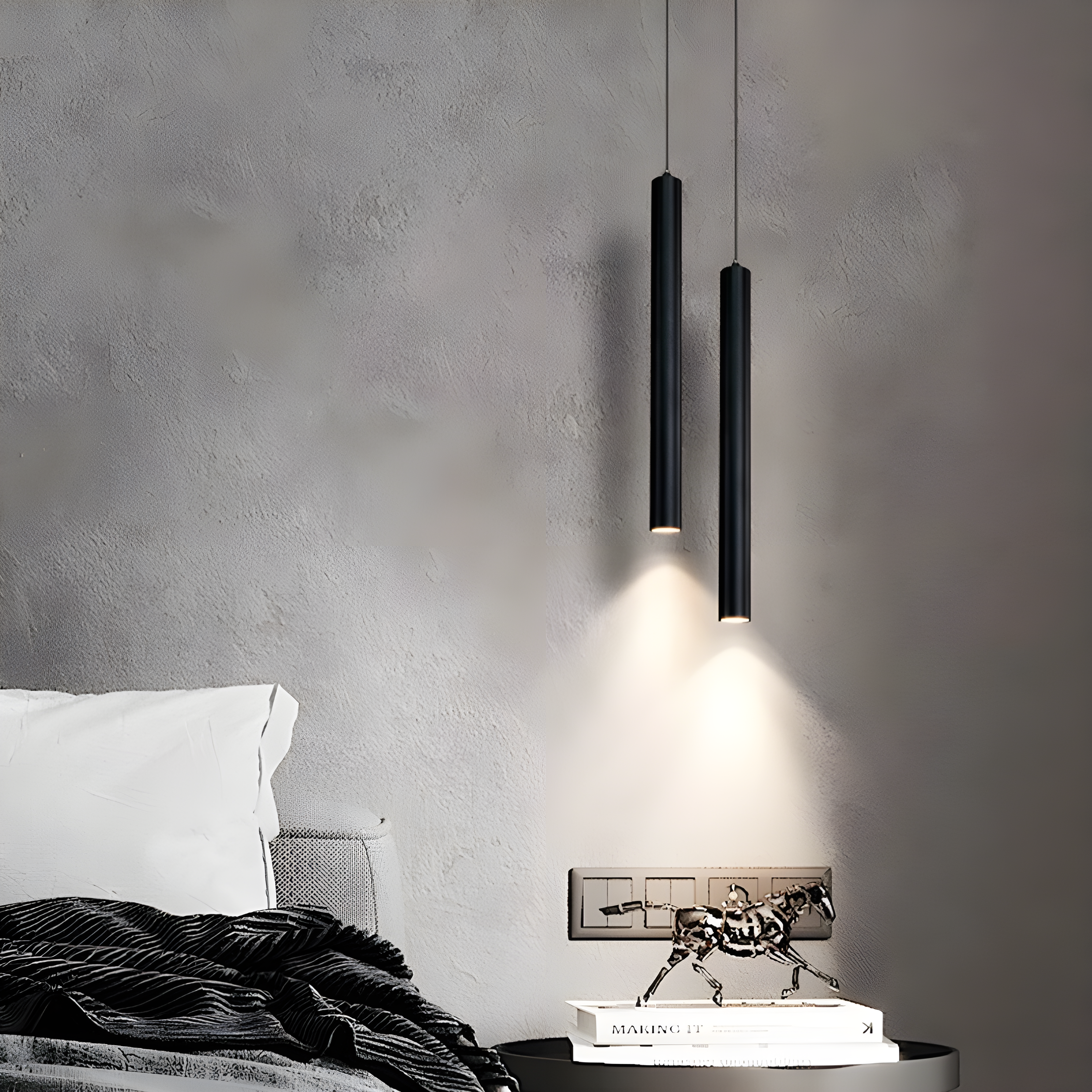 Modern Nordic Double Head LED Hanging Light