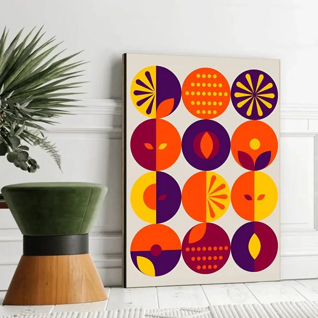 Geometric Style Posters - Modern Paper Stickers for Decor