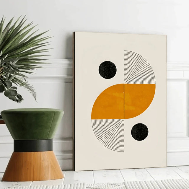Geometric Style Posters - Modern Paper Stickers for Decor