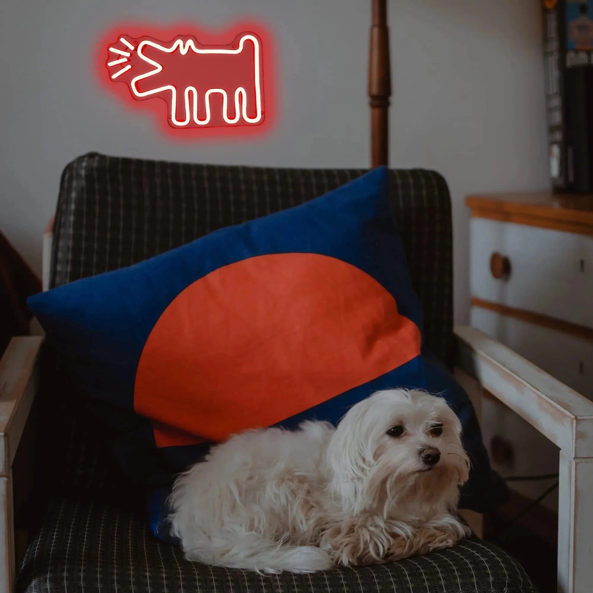 UrbanPaws – Graffiti Dog LED Neon Sign for Bold & Trendy Décor