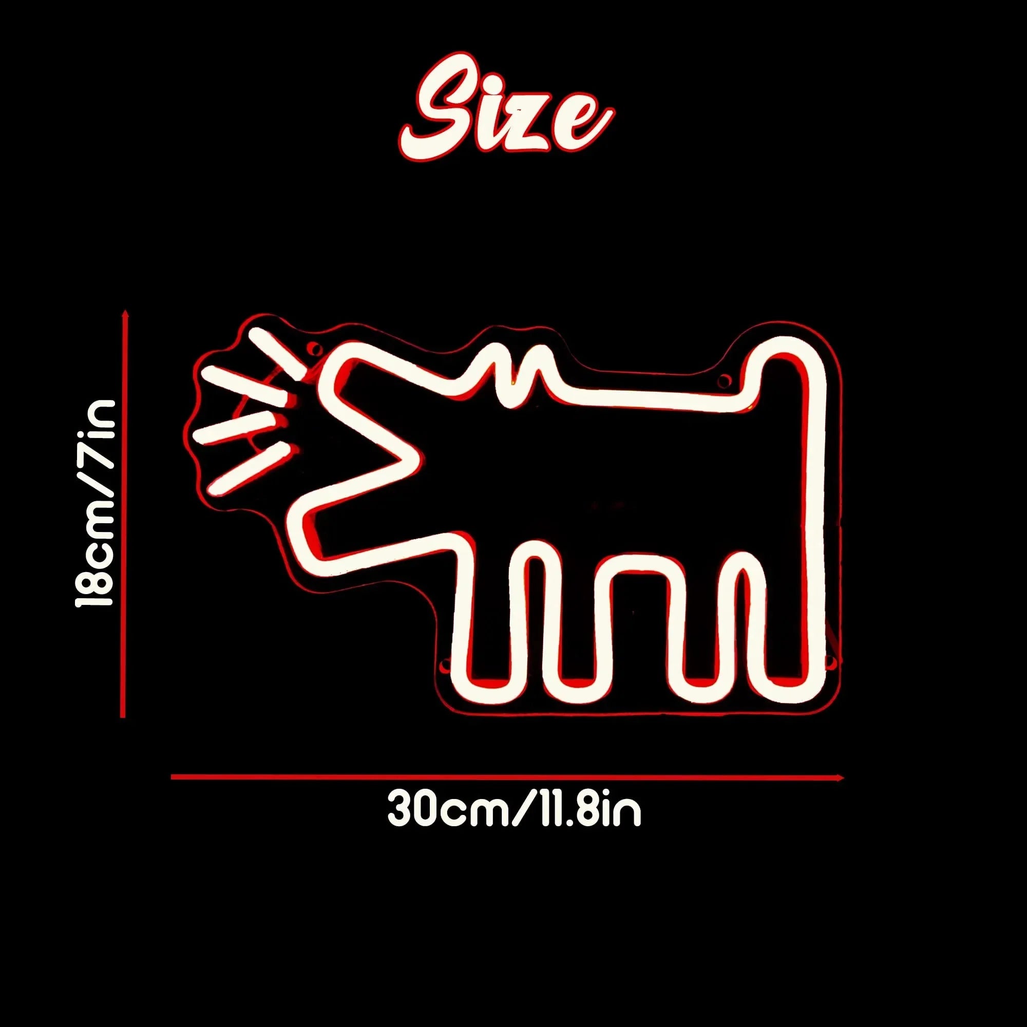 UrbanPaws – Graffiti Dog LED Neon Sign for Bold & Trendy Décor