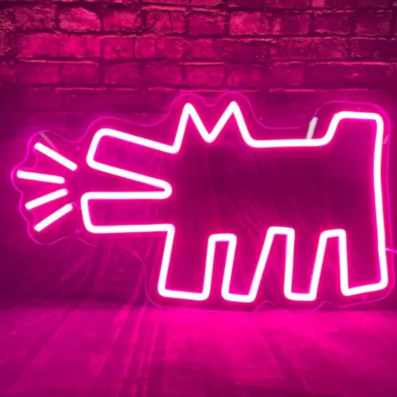 UrbanPaws – Graffiti Dog LED Neon Sign for Bold & Trendy Décor