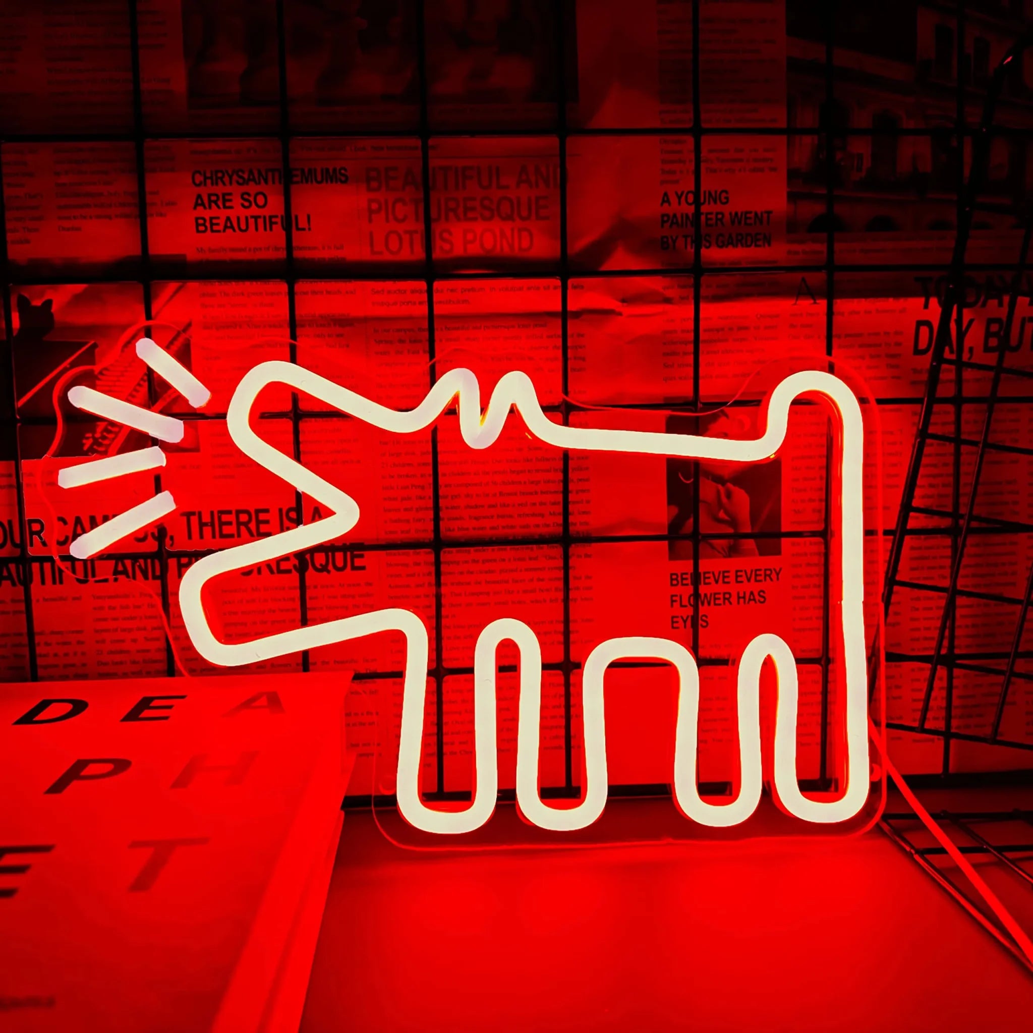 UrbanPaws – Graffiti Dog LED Neon Sign for Bold & Trendy Décor