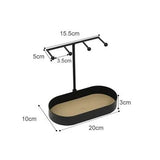 Small Hallway Organiser Tray - Eco-Friendly Metal Style