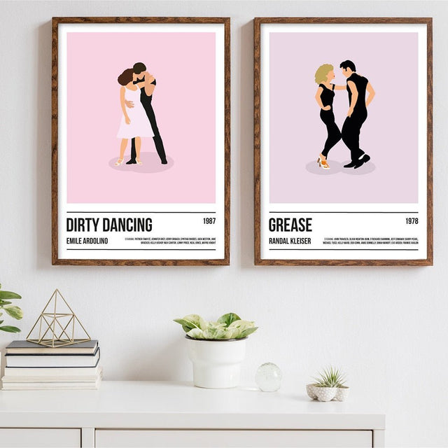 Iconic Movie Canvas Poster Prints in Modern Style, Unframed