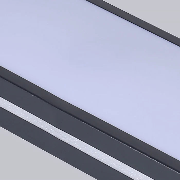 Long Linear LED Ceiling Light, Modern Rectangular Flush Mount