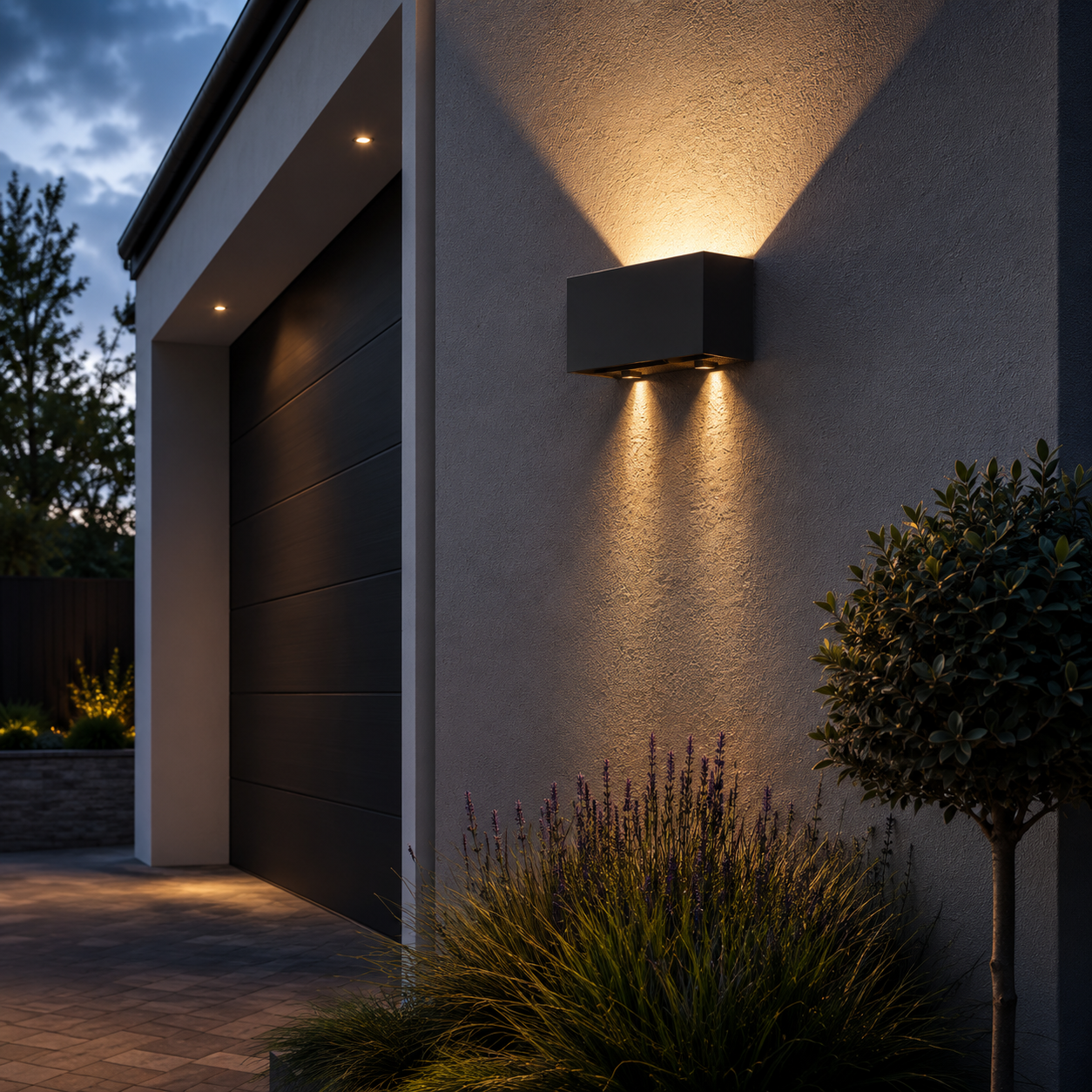 Up Down Outdoor Wall Light, Waterproof LED Garden Wall Light