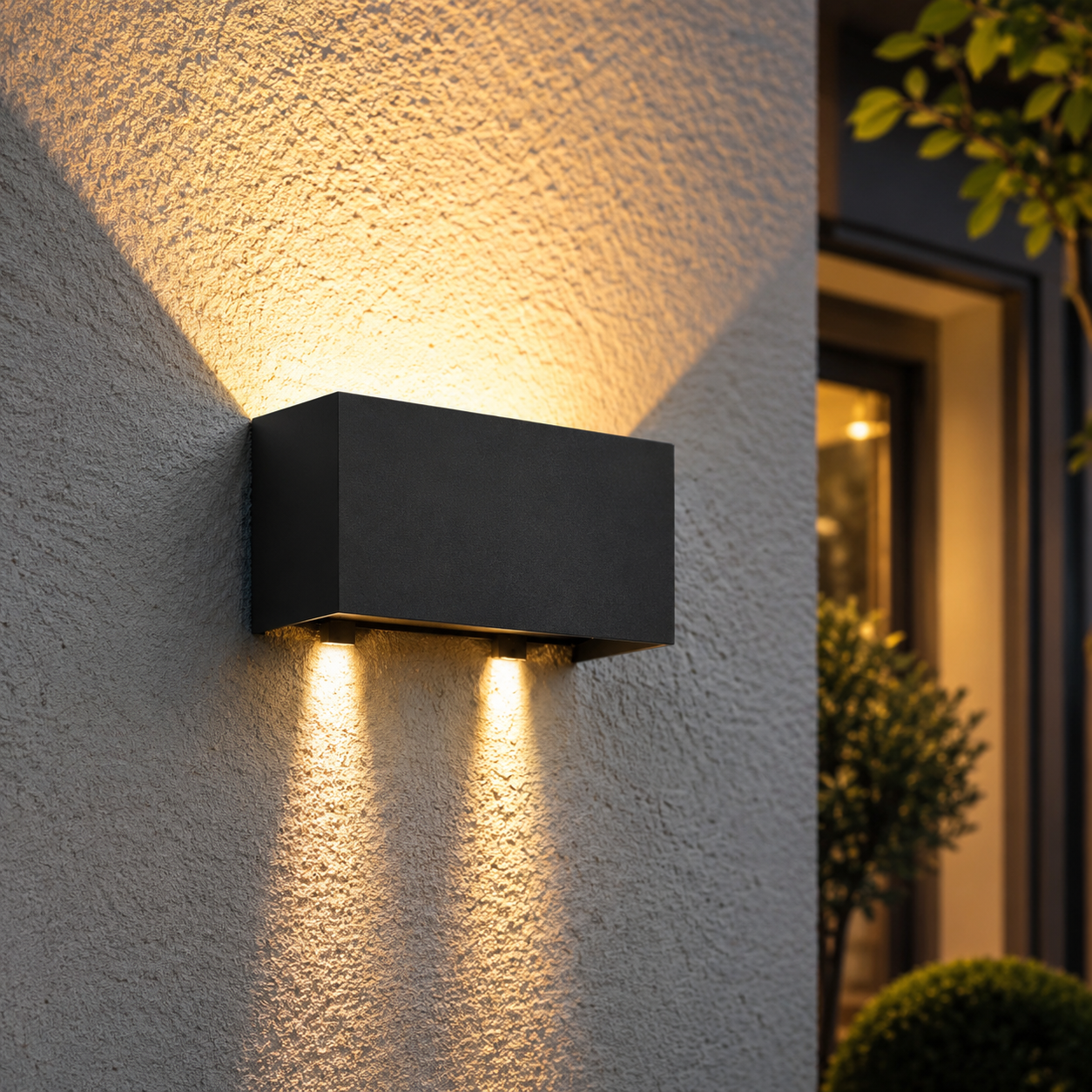 Up Down Outdoor Wall Light, Waterproof LED Garden Wall Light