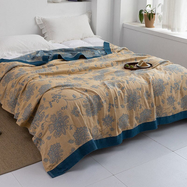 Japanese Soft Throw Blanket for Cozy Home Comfort