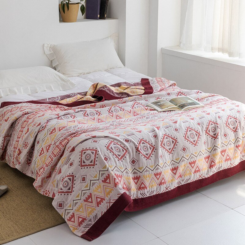 Japanese Soft Throw Blanket for Cozy Home Comfort