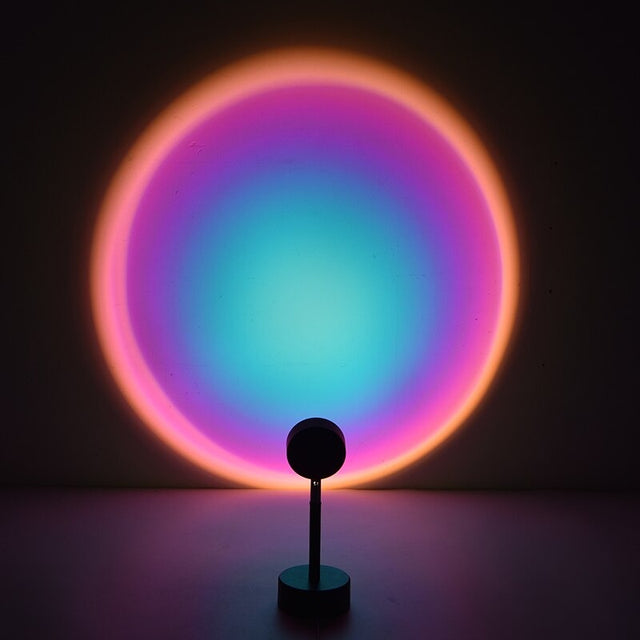 Sunset Lamp With 16 Colours Remote Control LED Light