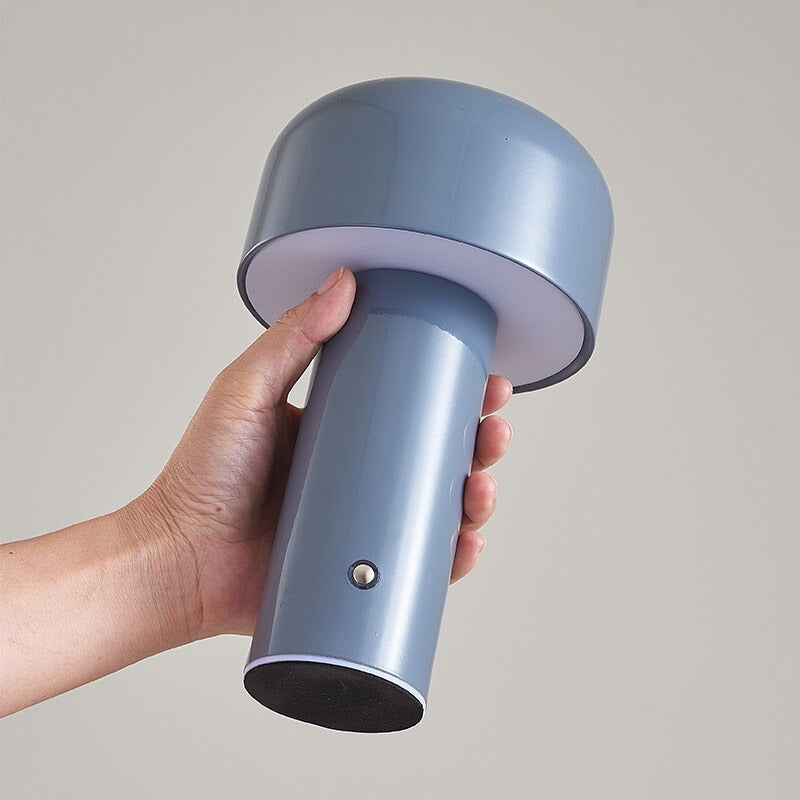 Colourful Mushroom Bedside Lamp with Touch Control Design