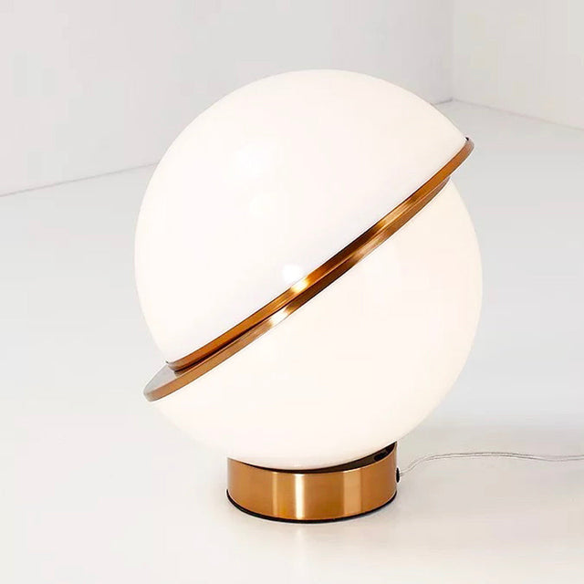 Golden Ball Design Bedside Lamp with USB Rechargeable Feature