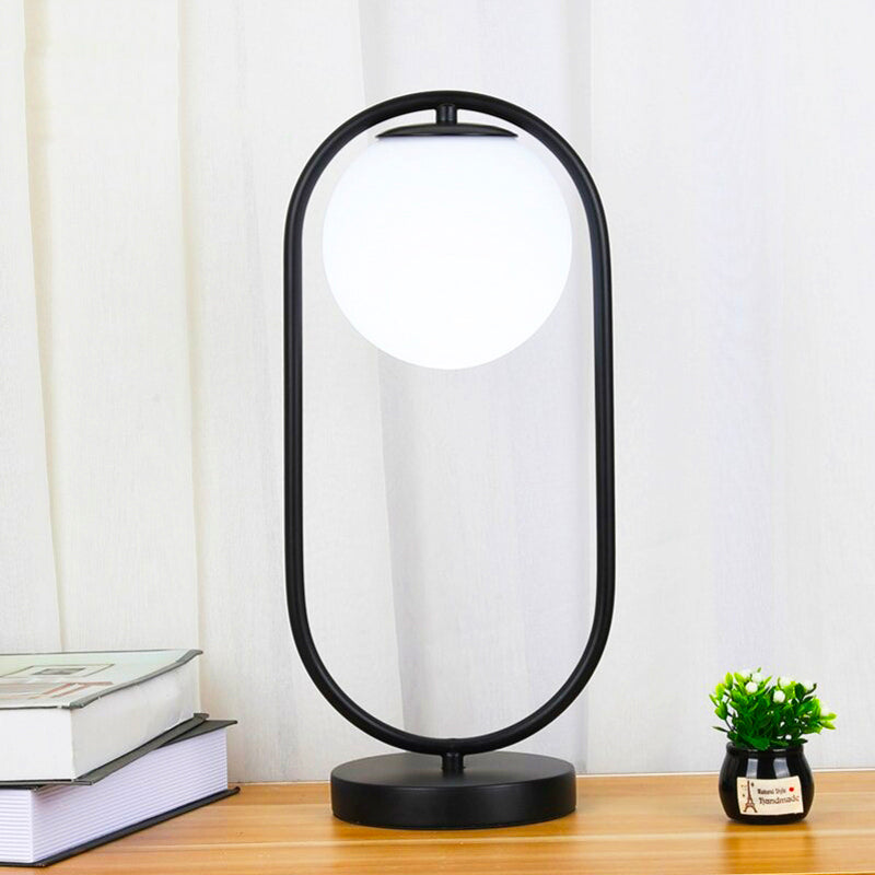 Design Moon Ball Bedside Lamp - Chic Glass Glow Light