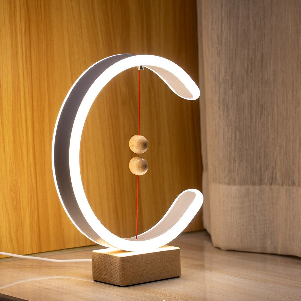 Magnetic Design Bedside Lamp with Touch Control and Colors