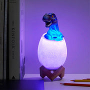 Dinosaur Bedside Lamp for Children with 16 Color Options