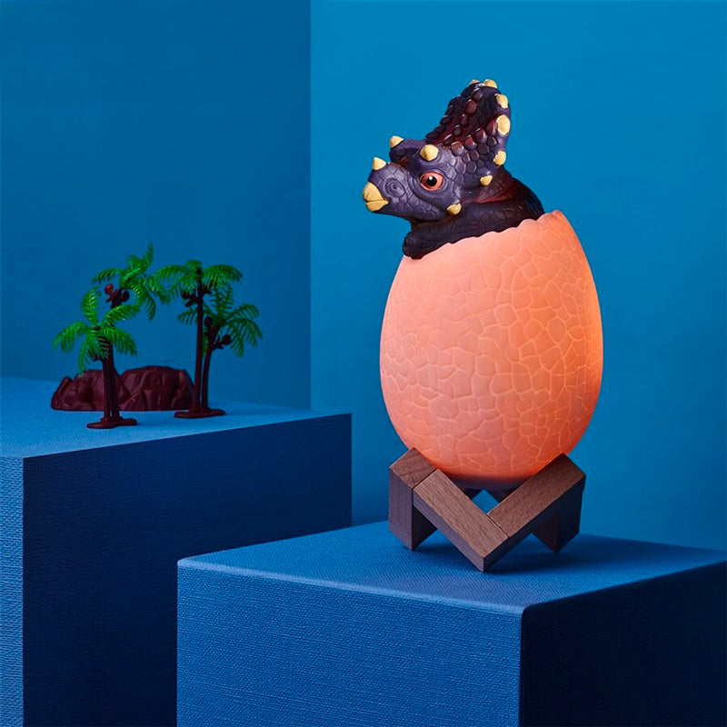 Dinosaur Bedside Lamp for Children with 16 Color Options