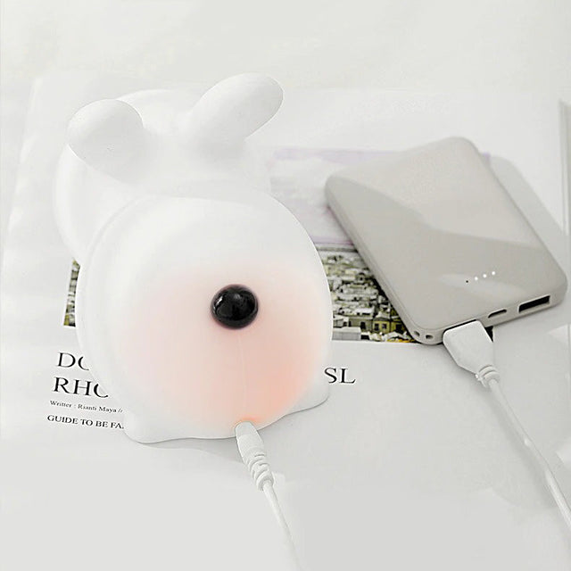 Rabbit Bedside Lamp for Children - Modern Book Style Design