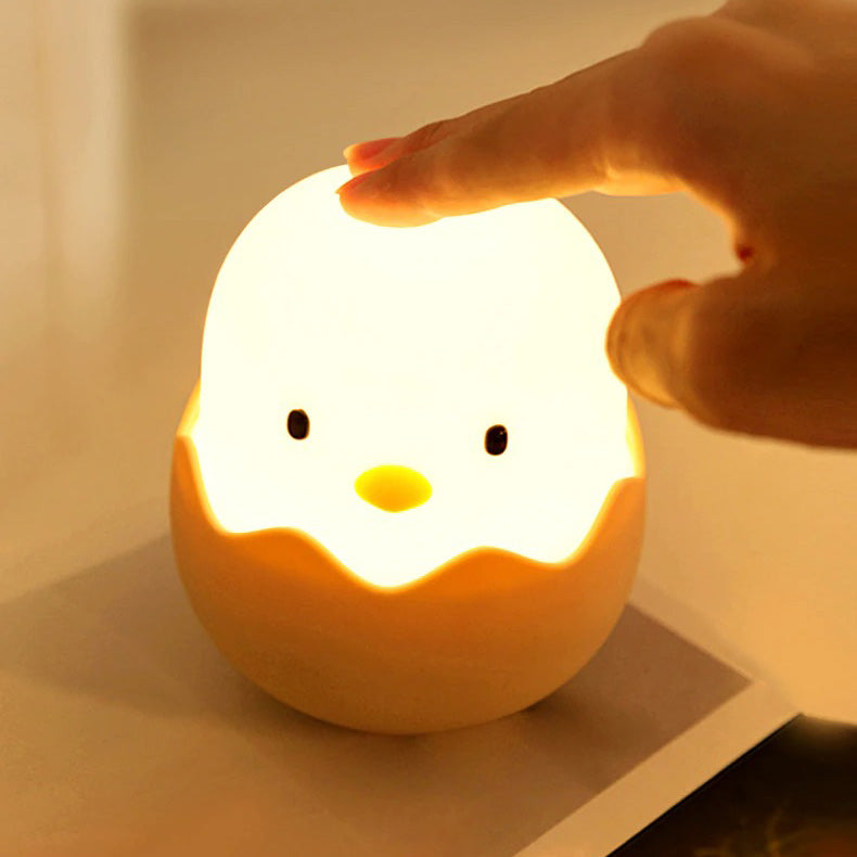 Egg-Shaped Bedside Lamp for Children - Color Changing Night Light